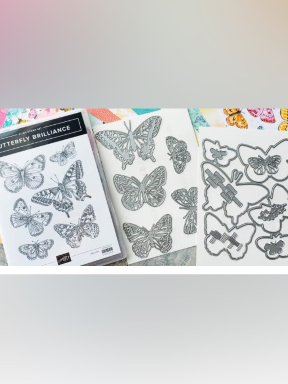 Stamp’in Up Butterfly Brilliance Stamp & Die Set Bundle